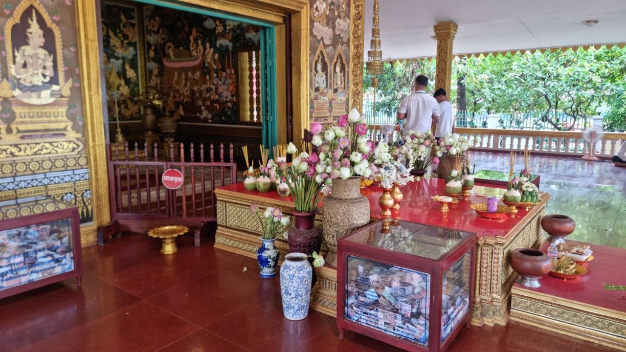 Preah Ang Chek Preah Ang Chorm the Sacred shrine in Siem Reap