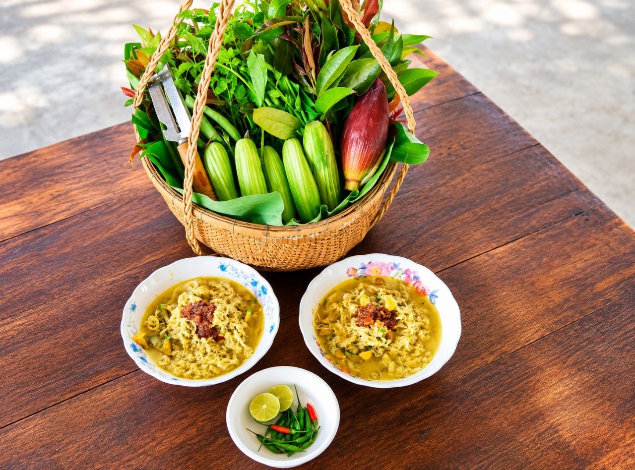 Traditional Cambodian Noodle