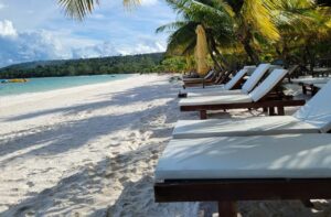 Kep Beach in Kep Province Cambodia