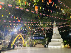 Wat Phnom the birthplace of Phnom Penh