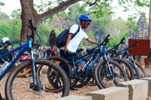 How to Park Your Bike in Angkor