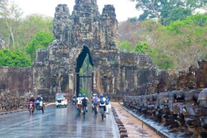 Cycling in Angkor