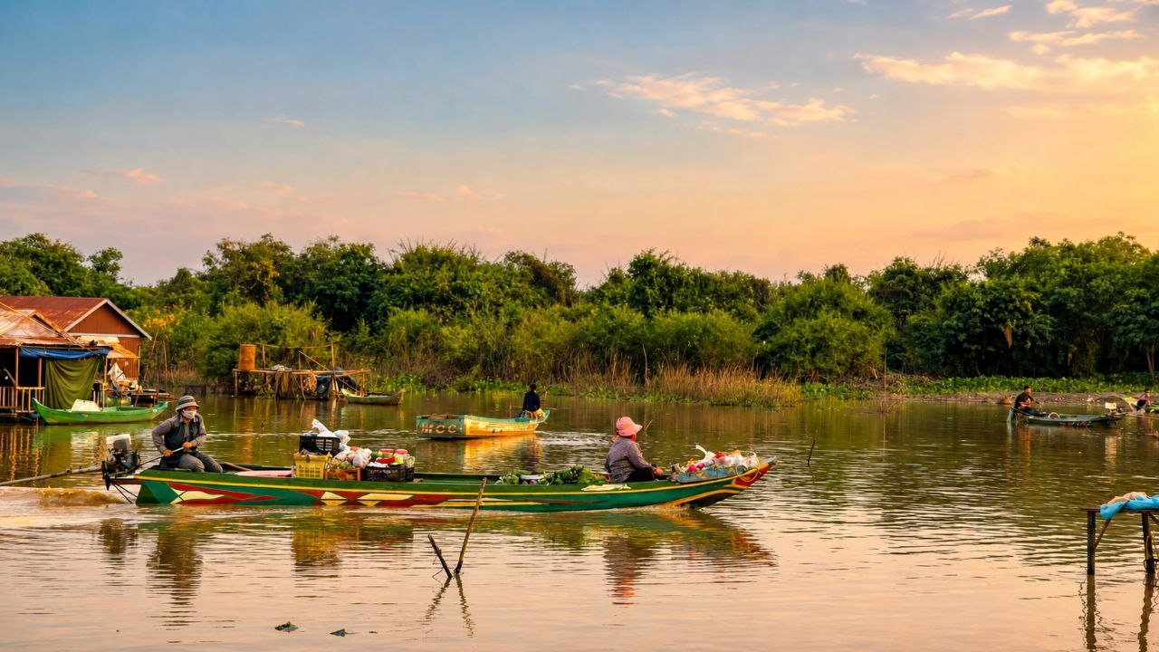 Phumi Bak Prea Floating Village Battambang